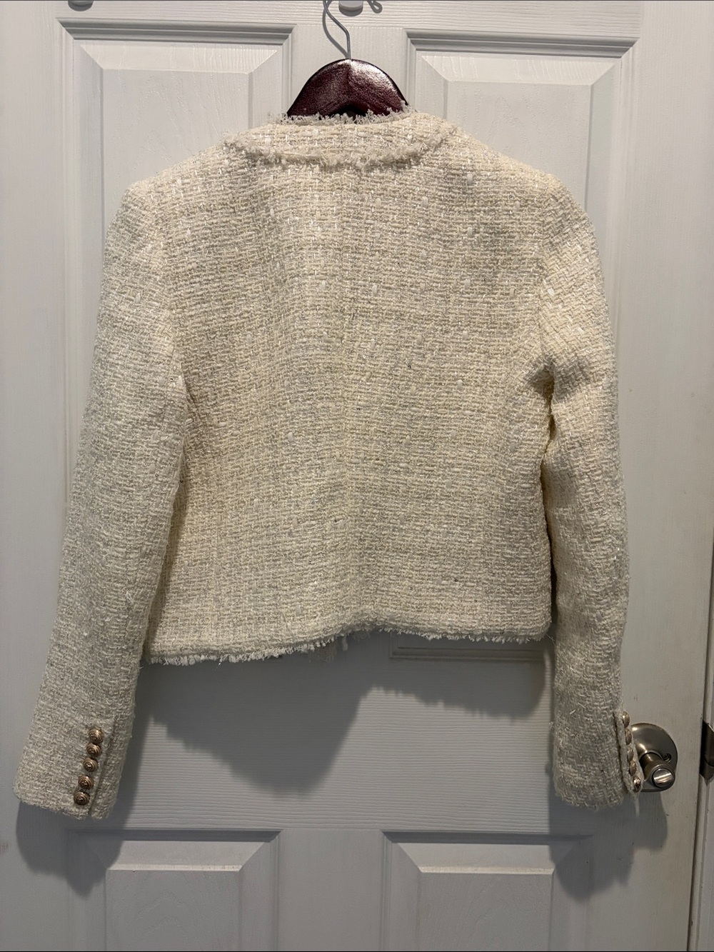 Generation Love Karson Cream Tweed Button-Front Jacket - Picture 5 of 5